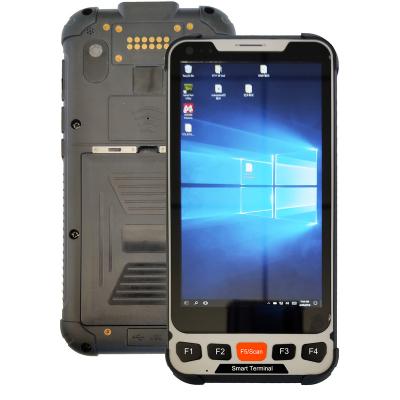 China Hot Selling Handheld Computer win dows 10 PDA 5.5inch handheld PDA 5.5inch lte 4G ROM 4G drop resistance waterproof barcode scanner for sale