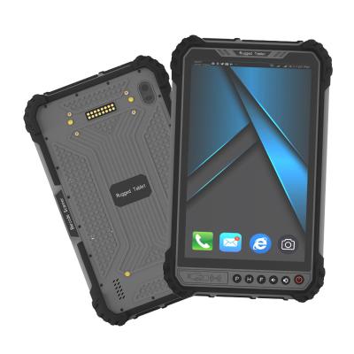 China Waterproof Rugged 8inch Tablet With 1000nits 4G RAM 64G ROM 4g LTE WIFI BT GPS NFC 10000mah Battery for sale