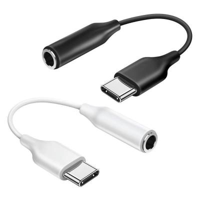 China Original Popular USB C Computer Logo to 3.5mm Ultra Audio Headphone Jack Adapter Samsung Earphone Adapter Cable for sale