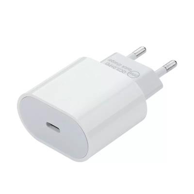 China New 20W USB C Mobile Phone PD 20W Flat Charger Travel Original European Fast Wall Charger For iPhone 14 13 12 for sale