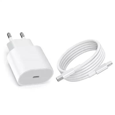 China Mobile Phone Eu Plug Usb 20w Usb C Charger PD Fast Wall Charger For iPhone Original for sale