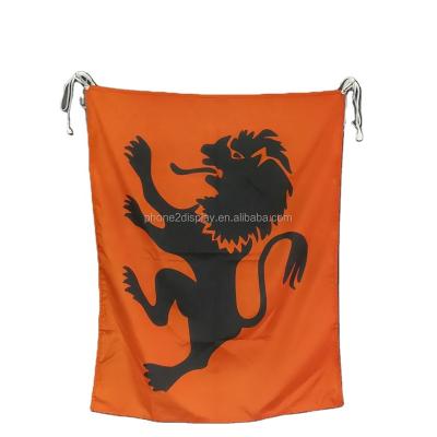 China Promotional Large Scale Hanging Grommet Seamless Hanging Custom Design Full Color Dye Sublimation Polyester Banner Printing for sale