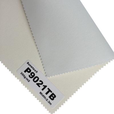 China Neue Produkte 100% Polyester Stoff Blackout Blind Stoff Weiße Fensterblinde zu verkaufen