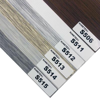 China Korea Style 100% Polyester Solid Color Zebra Blind Blackout Fabric For Window for sale