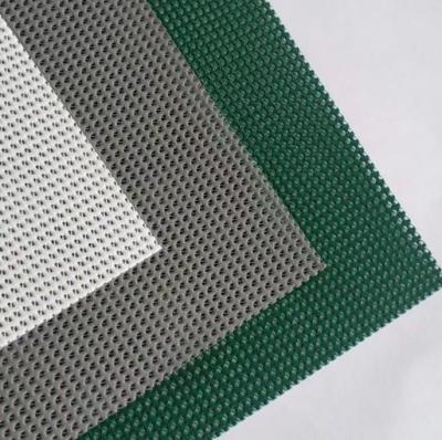 Cina Il PVC giallo nero bianco 100m/R ha ricoperto il poliestere Mesh Fabric Antistatic in vendita