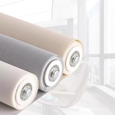 China Quality Sunscreen Fabric Window Blinds Fabric Polyester Plain Blackout Roller Blind Fabric for sale