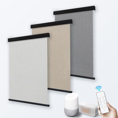 China Wholesale 3M Width Blackout Polyester Sunscreen Fabric Roller Shades Anti UV With Cheap Price for sale