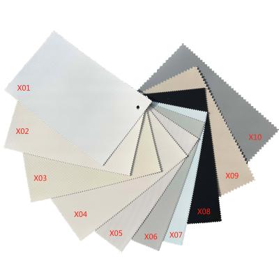 China Solid Color Fiberglass Blackout Roller Blind Fabric For Roller Curtain for sale