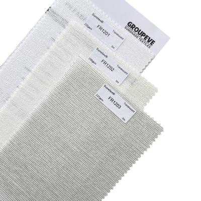 China Plain Blackout Fire Retardant Roller Blind Fabrics For Window Treatment for sale