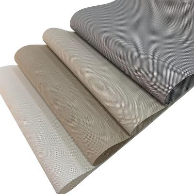 China PVC Material Fire-proof 3% Openness Sunscreen Roller Outdoor Window Blinds Fabric for sale