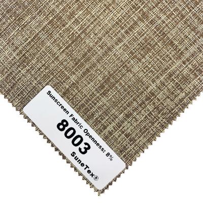 Chine Des boucles à rouleaux élégantes Solution de polyester Jacquard Tissu en PVC imperméable pour les boucles de soleil Tissu à vendre