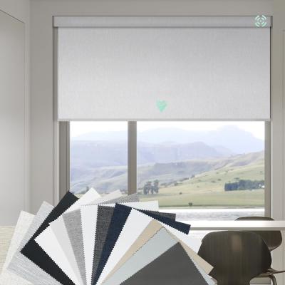 China Gärten Smart Sonnencreme Roller Blind Stoff Blackout Fernbedienung Motorisierter Rohrmotor für Fenster zu verkaufen