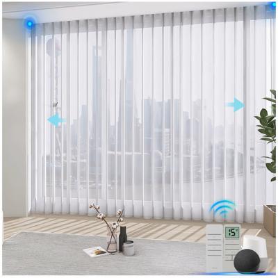 China Manufacture Modern High Quality Curtains Motorized Vertical Sheer Blinds For Windows for sale