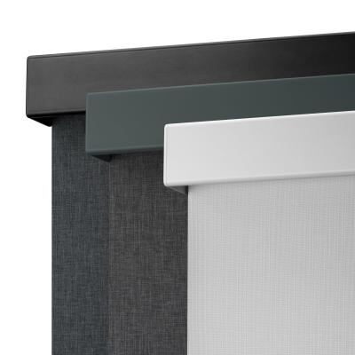 China Einfaches Muster Weiß Beschichtet 100% Polyester 2,8m Breite Blackout Licht Roller Blinds Stoffe für Fenster zu verkaufen