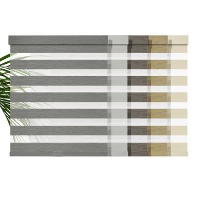 China Polyester partment Window Special Technology Blackout Zebra Roller Blind Fabric for sale