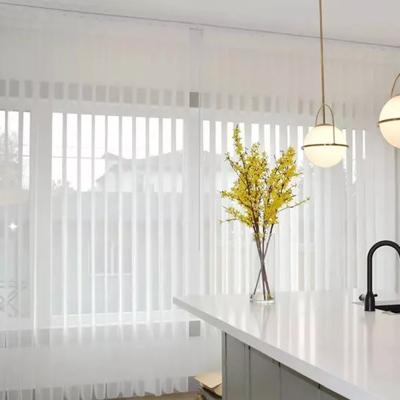 China Motorized Roller Blinds For Kitchens Patterned High Window Sun Filter Blinds Shades That Open From Top for sale