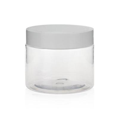 China 120ml Plastic PET Empty Jar Packaging Containers Environmentally Friendly Skin Care Cream for sale