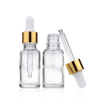 China High Qiality Wholesale Clear Glass Dropper Oil Perfume Bottle-Essential With Glass Pipette for sale