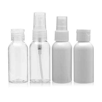 China High Quality Transparent Empty Plastic 50ml Dip Pump Sanitizer PET Bottle Personal Care Clearance For Clear Plastic Bolltes 50ml for sale