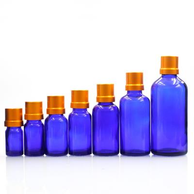 China High Qiality Glass Bottles Massage Oil Dropper Bottle 15ml/25ml/50ml/10 Glass Custom Blue Body 30ml Essential Oil Bottles Manufacturers for sale