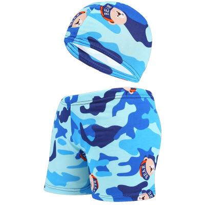 China Breathable Boys Milk Cute Silk Boxer And Comfortable Beach Kids Swimming Shorts for sale