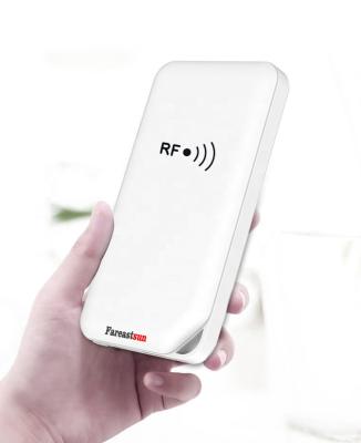 China Fareastsun 1-3meters long range scanner impinj r2000 chip handheld wireless portable UHF rfid reader for linking Android phone 3000MA for sale