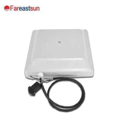 China Fareastsun low cost 6 meter ip67 long range waterproof UHF rfid reader with RS232/WG26 interface for outdoor tracking vehicle F-SM06 for sale