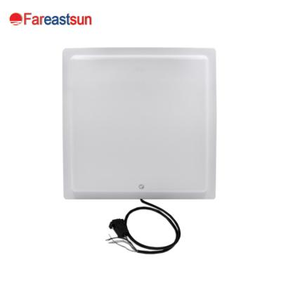 China Fareastsun 868~915Mhz dBi Antenna RS485/RS232/WG26/TCPIP Smart Card Linear Label Reader 12 20 Meters Long Range UHF Reader F-SM15 rfid for sale