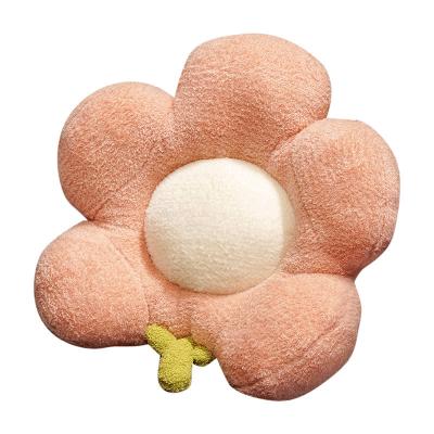 China Wholesale Cute Fun Stuffed Flower Shape Sofa Cushion Sun Flower Plush Toys Sit for sale