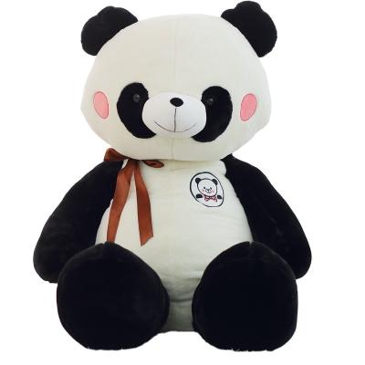 China Cute Fun National Treasure Scarf Panda Doll Plush Wearing Toy for sale