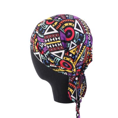 China New Pattern High Quality Wholesale Design Multifunctional Bandana Head Men Durag for sale