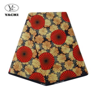 China High Quality Customizable 2021 Hot Sale African Print Fabric Shrink-Resistant For Clothes for sale