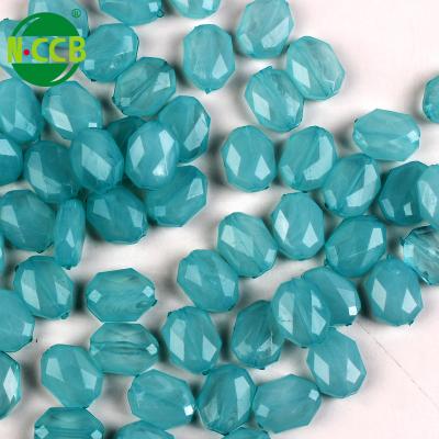 China Jewelry Making Hot Sales High Quality Faceted Flat Round Acrylic Beads For Jewelry Sets for sale