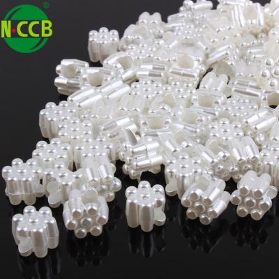 China Hot Selling Acrylic Flower Bead Plastic Beads With Hole For DIY for sale