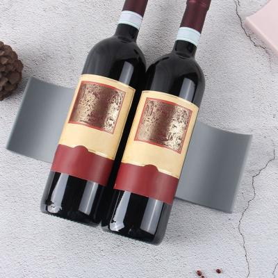 China Viable Storage Organizer Wine Rack Countertop Plastic Wine Bottle Display Mat Stacker for sale