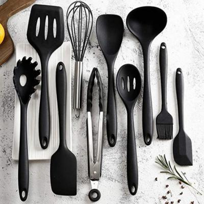 China Sustainable 10-Piece Kitchen Utensil Set Housewares Silicone Kitchenware for sale