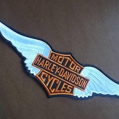 China Wholesale Custom Viable High Quality Embroidery Patch Biker Patch Iron On For Jackets Biker Badges For T-shirts Motorcycle Patches for sale