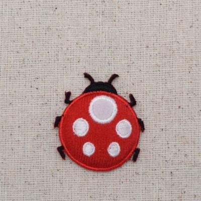 China Viable Hot Sale Ladybug Custom Embroidered Embroidery Patch Large Iron Patches Applique /3d Patches Custom Iron On Patches /puff 3d Patches for sale