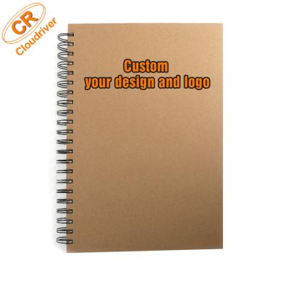 China printing spiral notebooks/paper spiral custom hardcover packaging notepads for promotional for sale