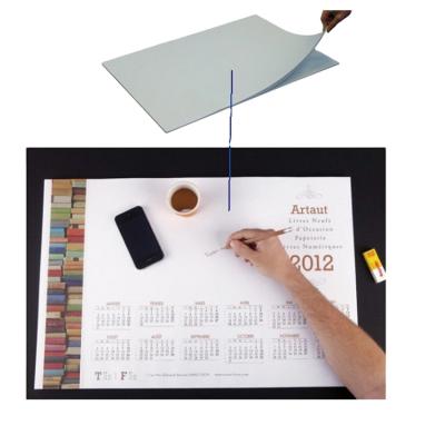 China Eco-friendly Logo Printing A3 Custom Writing Notepad Table Calendar Paper Pads Tear Off Daily Planner Office Notepad for sale