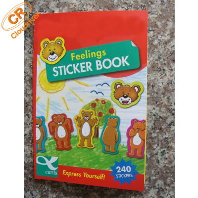 China Newest Recycled Printing Customized Activity Cartoon Kids Sticker Educational Book A5 for sale