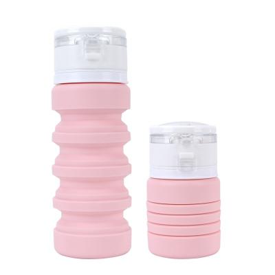 China Best Sustainable Products 400ml Sustainable Selling Silicone Sports Outdoor Collapsible Water Bottle for sale