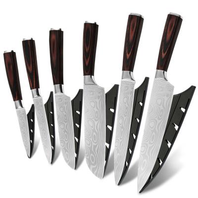 China Kitchen King Knife Set Bavarian Edge Kitchen Knife Sharpener Sustainable Kitchen Knife Set Sustainable Color for sale