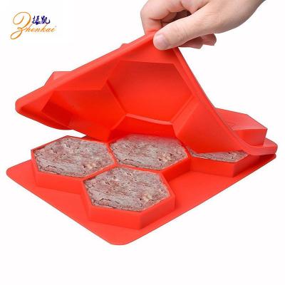 China Sustainable Sustainable Mold Hamburger Industry Mold Burger Mold Industry Cake Decorating Molds Fondant for sale