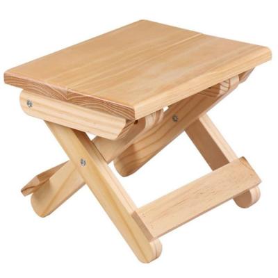 China children's solid wood folding bench portable household or outdoor fishing bench for sale