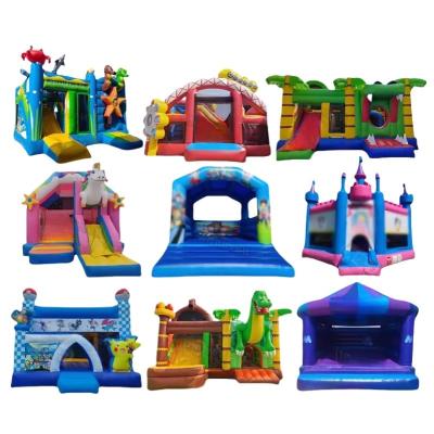 China Unisex Outdoor Commercial Inflatable Bouncy Castle Jumper Combo with Slide and Blower for sale