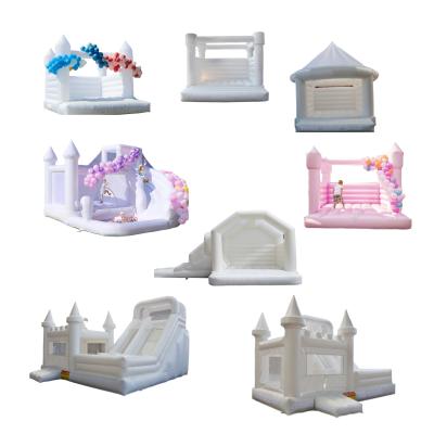 China 2024 Customization White Jumping Castle Inflatable Jumper Bounce for Unisex Bounce for sale