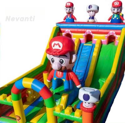 China Customized Size Inflatable Bouncy Castle Maze Jumping Bouncer for Fun City Playground for sale