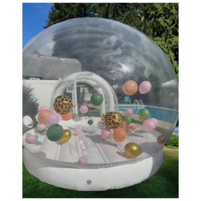 China CE Certified Inflatable Bubble Tent Commercial Grade PVC Bubble House with Blower Pump for sale