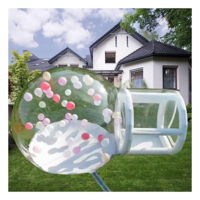 China Shipping Way By Sea White Bubble House Inflatable Bubble Bounce House for Kids Party for sale